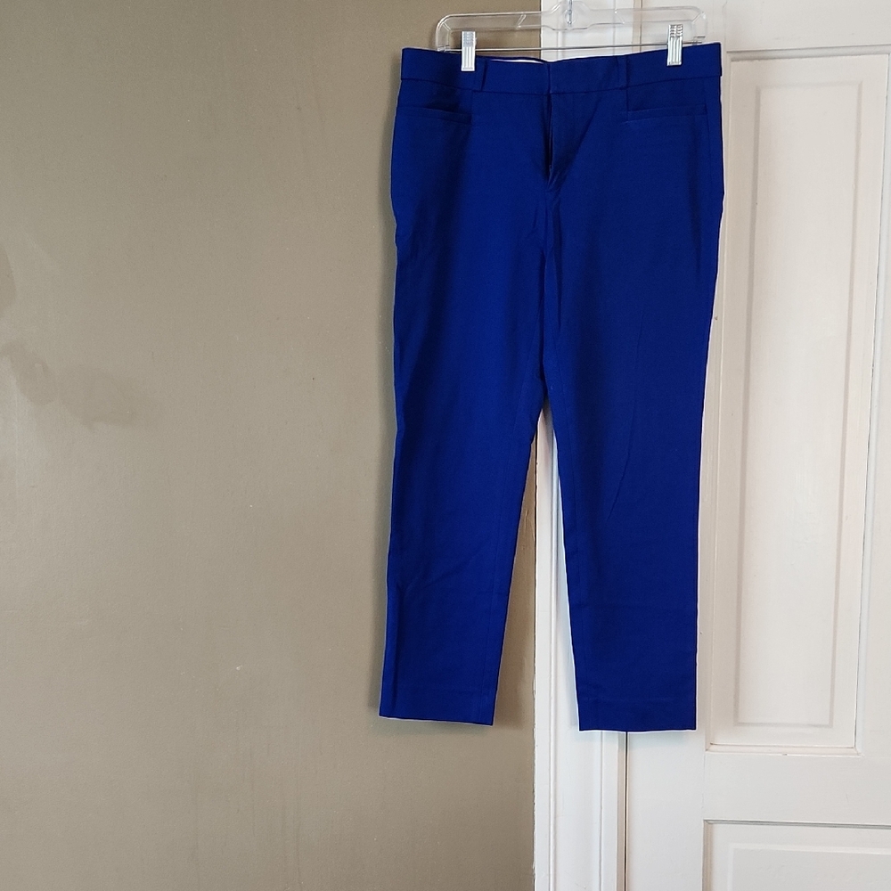 Like New Banana Republic Blue Chinos Tailored Cotton Blend